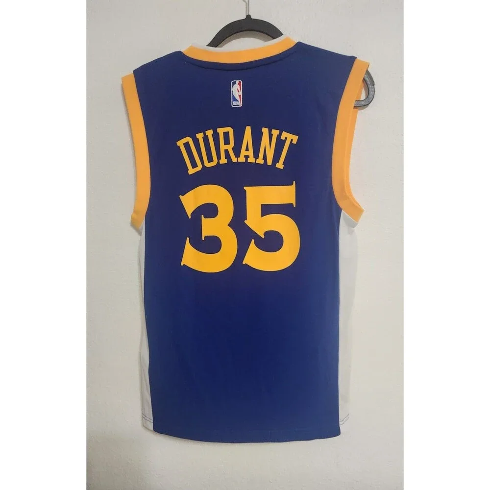 Adidas Golden State Warriors Jersey Kevin Durant #35 Youth Size SMALL